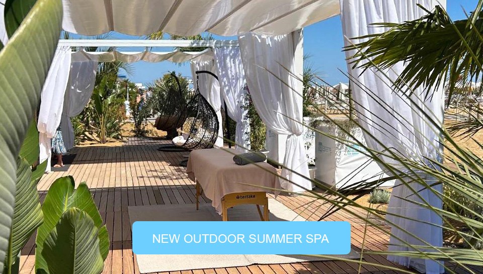 New outdoor summer spa